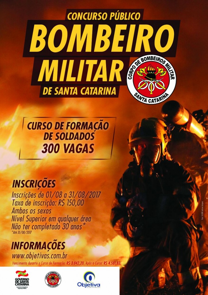 Concurso: Corpo De Bombeiros Militar Abre Inscrições Para Ingresso De ...